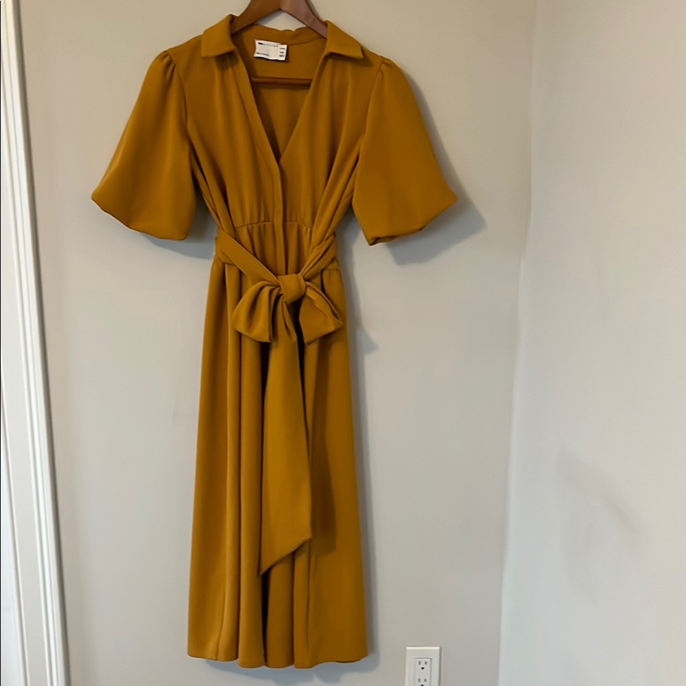 ASOS Golden Maternity Dress